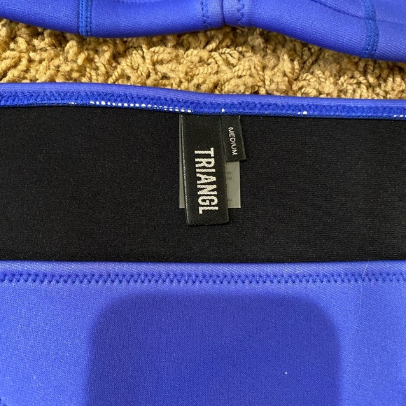 TRIANGL Blue Bikini w Bag - Picture 6 of 8